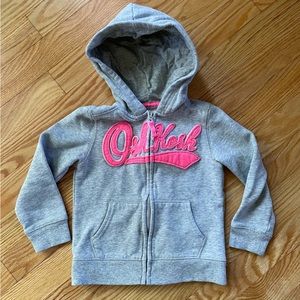 Oshkosh B’gosh Gray Hoodie, toddler 4T